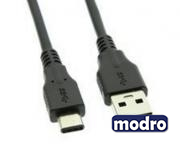 Kabl USB 3.0 A - USB tip C 3.1 M/M 1M crni