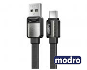 RC-154a USB TIP C kabl platinum 2.4A 1m crni